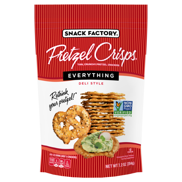 Pretzel Crisps Pretzel Crisps Everything 7.2 oz., PK12 110620